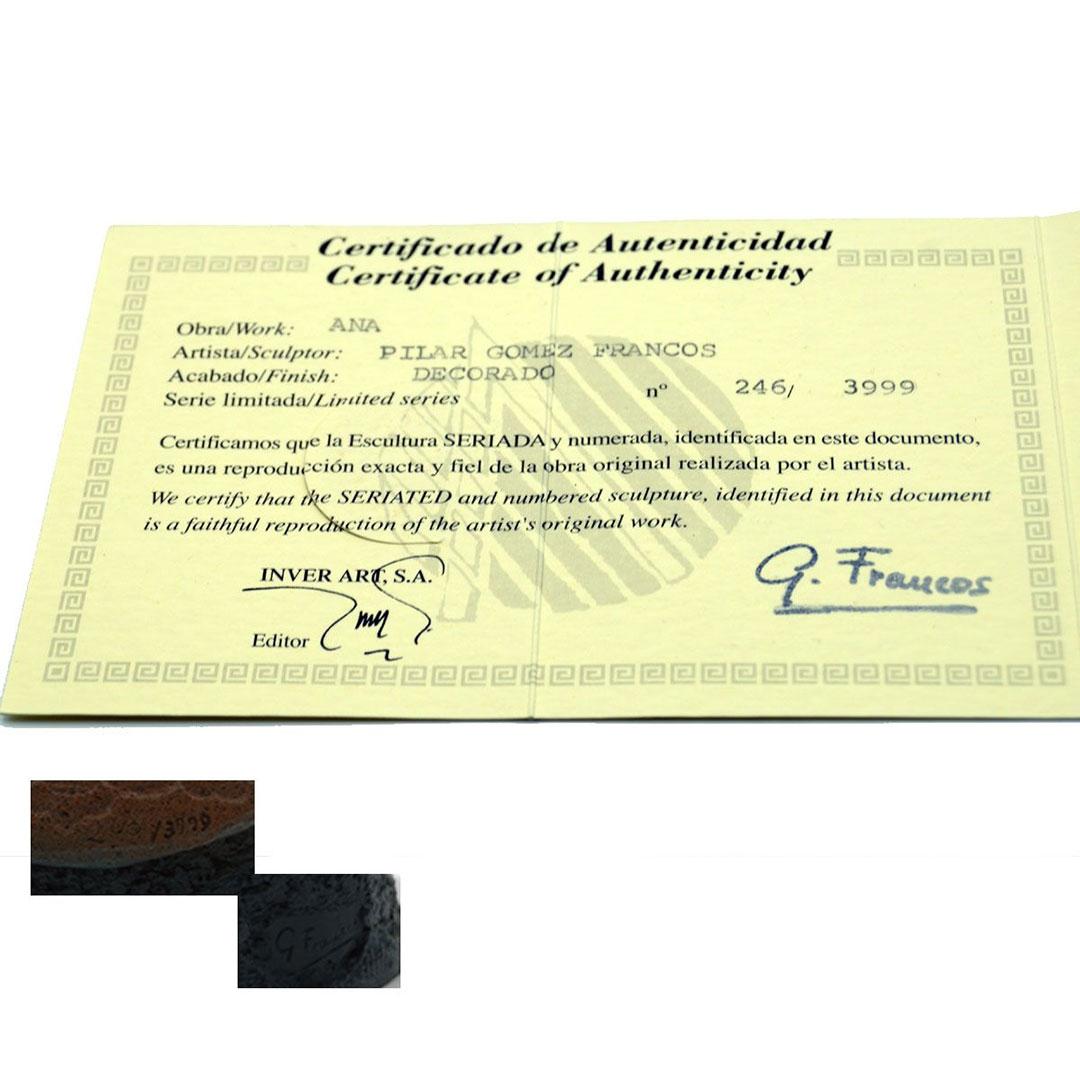 'FIGURA CERÁMICA INVER ART ''ANA'' 19020'