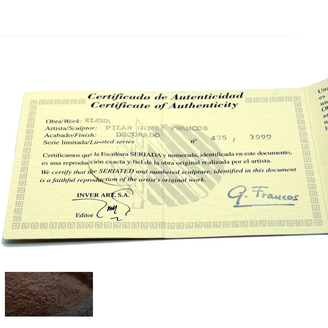 'FIGURA CERÁMICA INVER ART ''ELENA'' 19024'