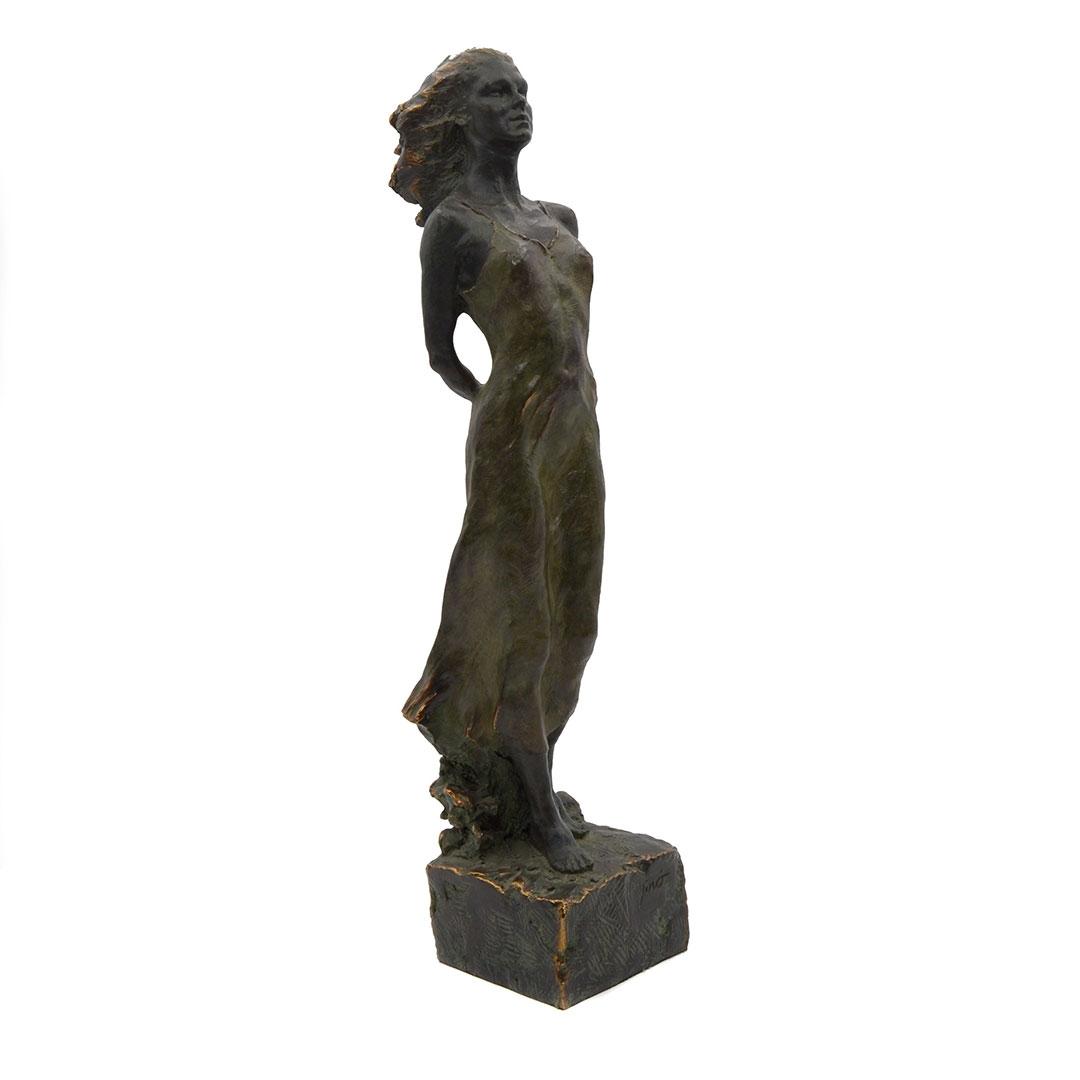 'FIGURA BRONCE ''AL VIENTO'' INVER ART  7075'