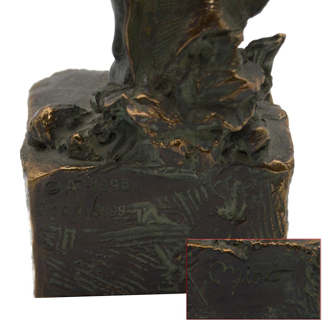 'FIGURA BRONCE ''AL VIENTO'' INVER ART  7075'