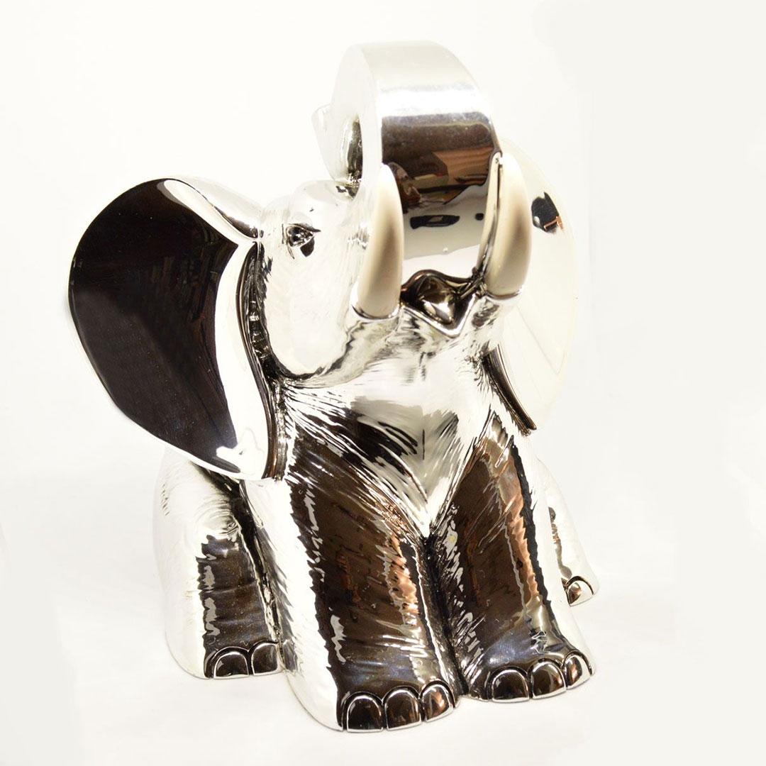 FIGURA ELEFANTE EN PLATA KK130
