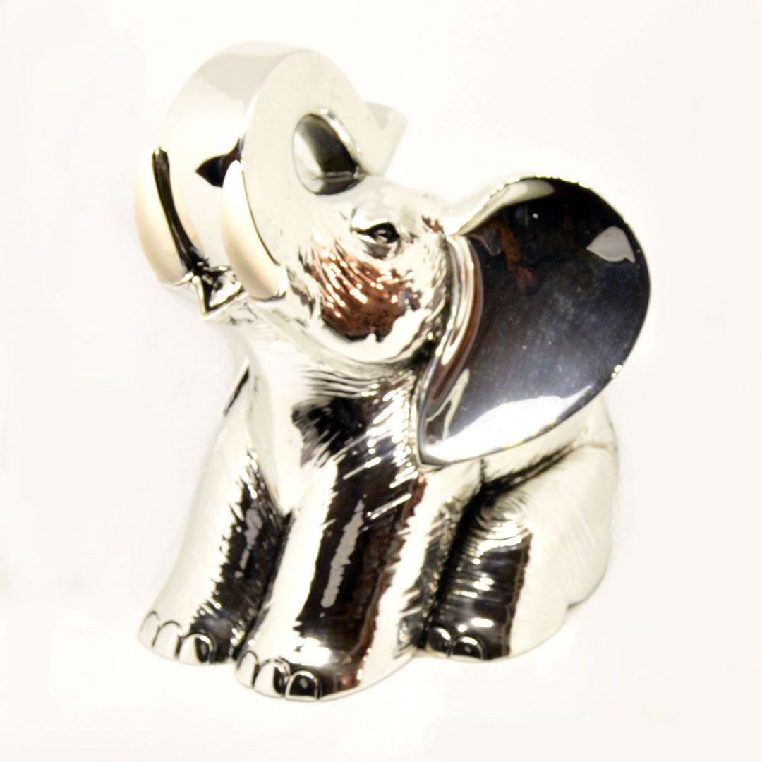 FIGURA ELEFANTE EN PLATA KK130