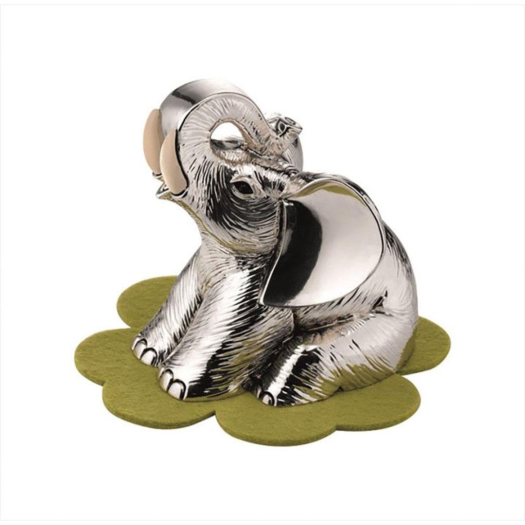 FIGURA ELEFANTE PLATA BILAMINADA KK131