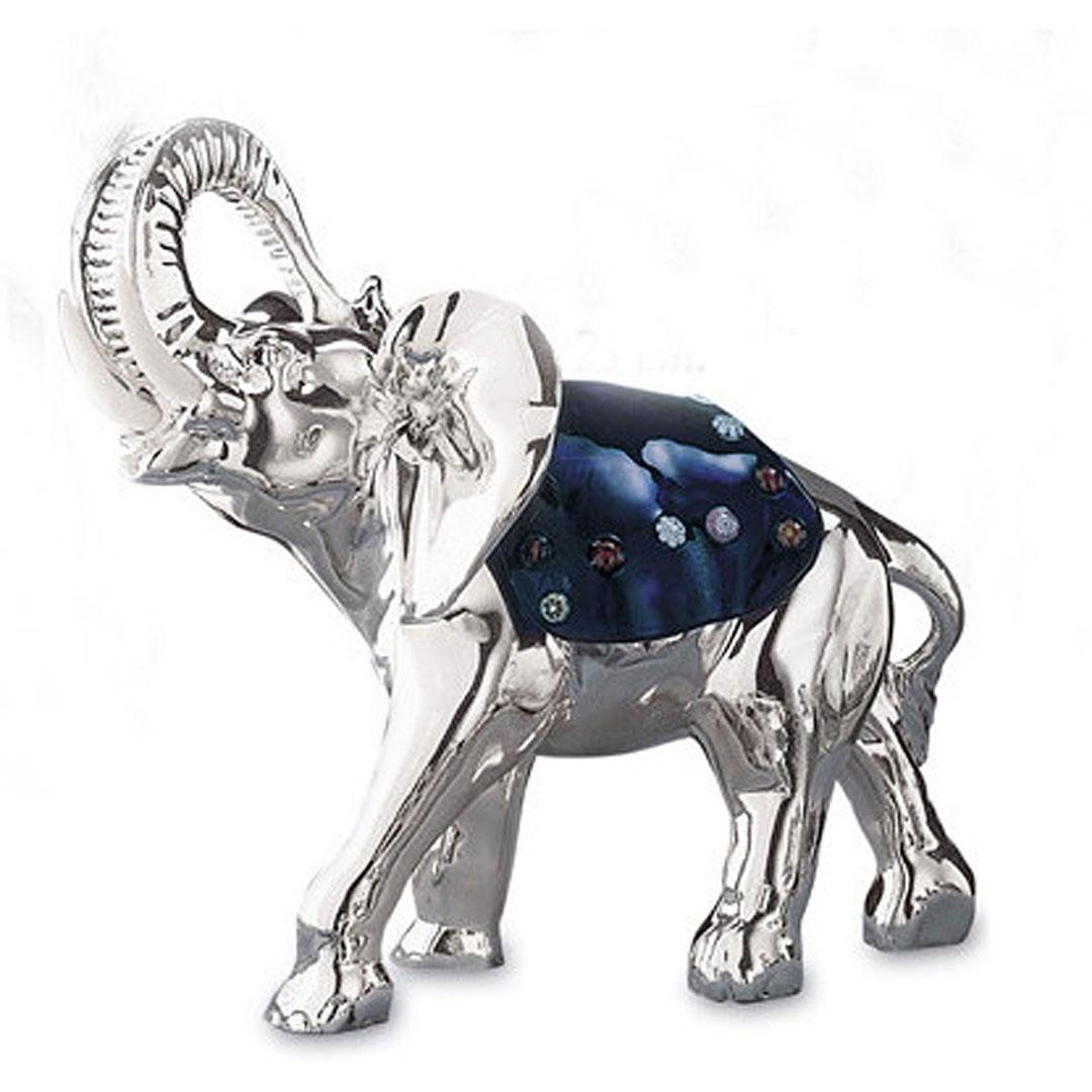 'FIGURA PLATA Y CRISTAL MURANO ''ELEFANTE'' ME394/MB'