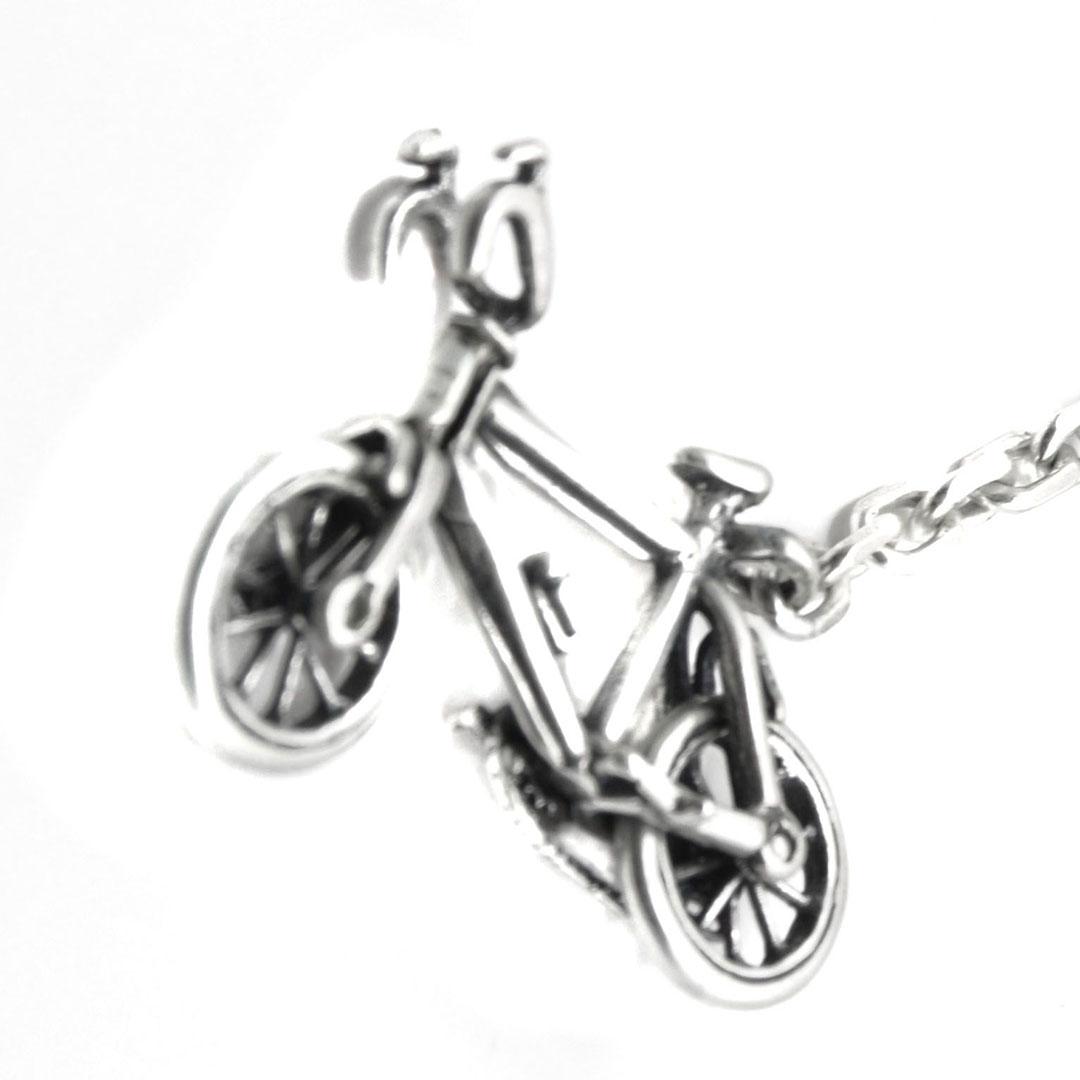 Regalo llavero plata figura bicicleta 010-102