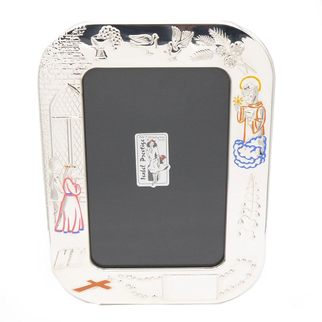 MARCO FOTOS INFANTIL COMUNIÓN PLATA ISABEL CABANILLAS 45013C