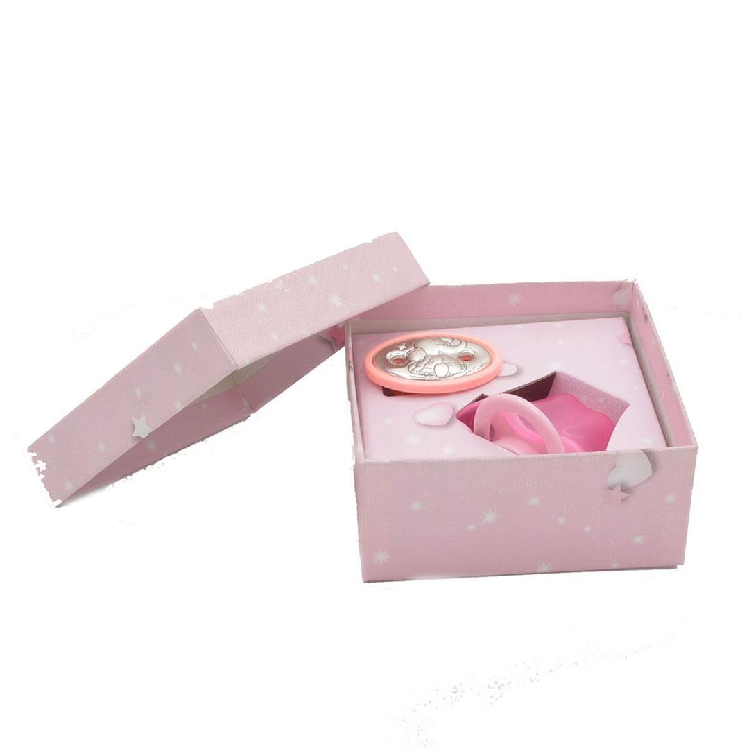 CJTO. REGALO INFANTIL PLATA SET CHUPETE 54517/6R
