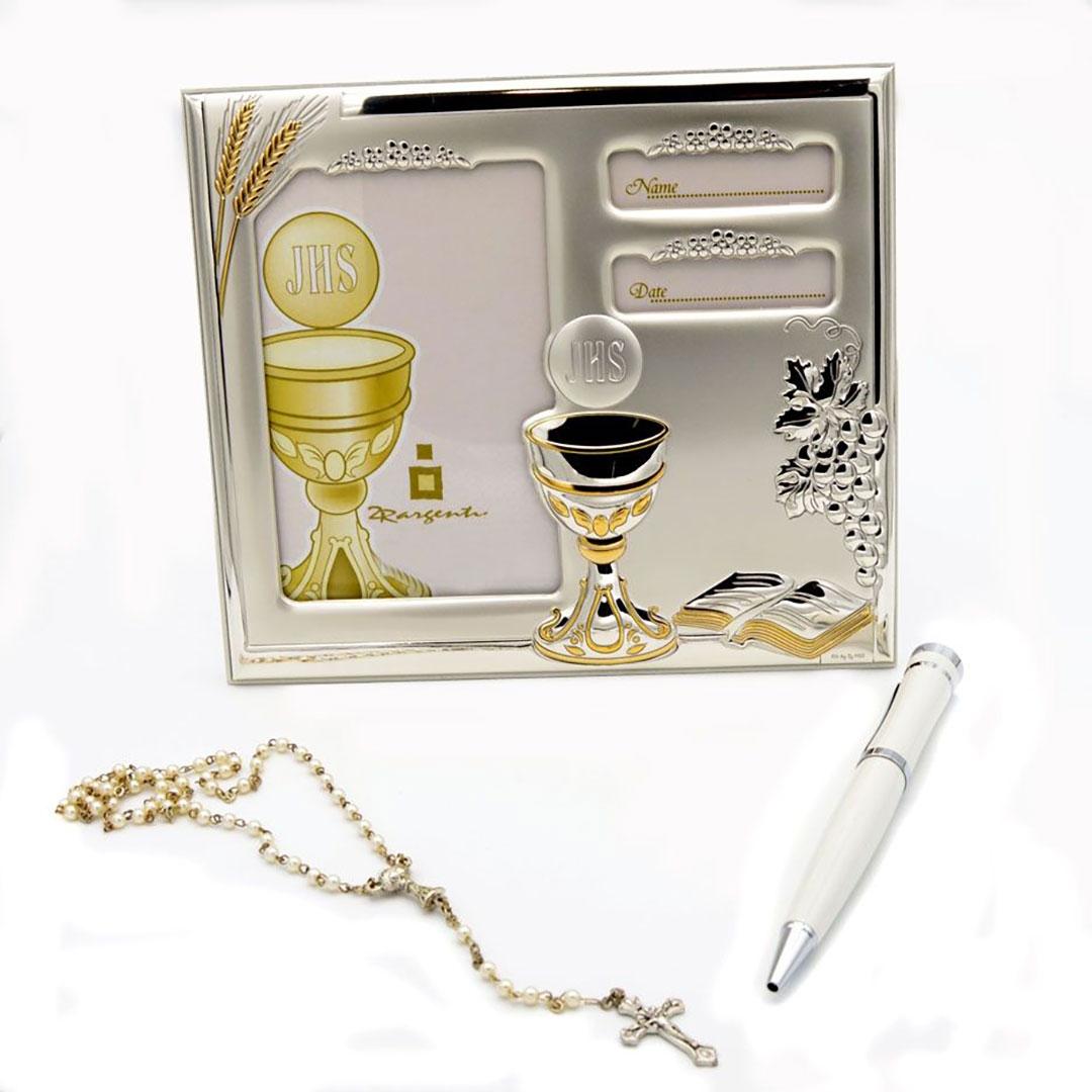 CONJUNTO REGALO INFANTIL  PLATA COMUNIÓN   94815/1