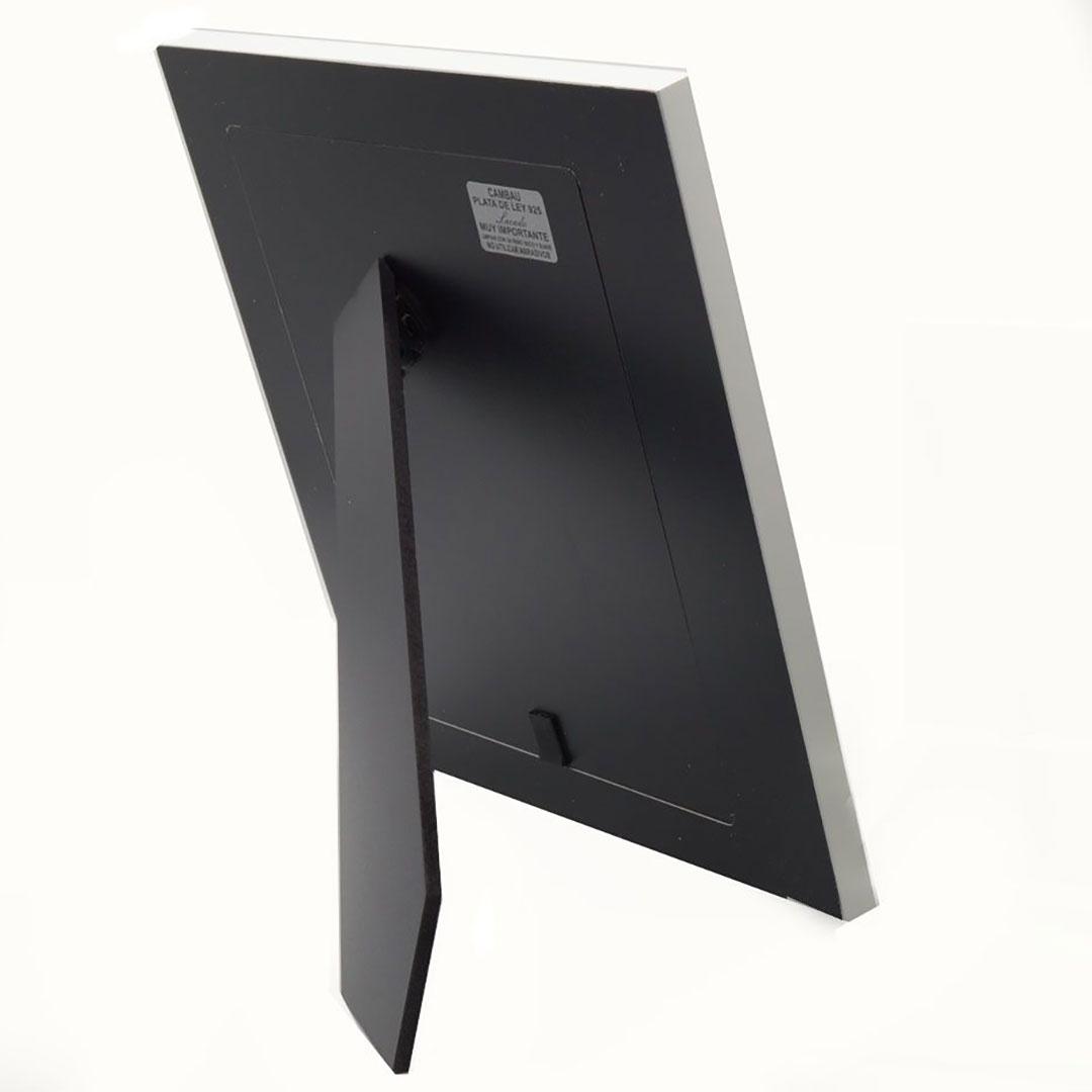 MARCO FOTOS INFANTIL COMUNIÓN MADERA Y PLATA 329910X15