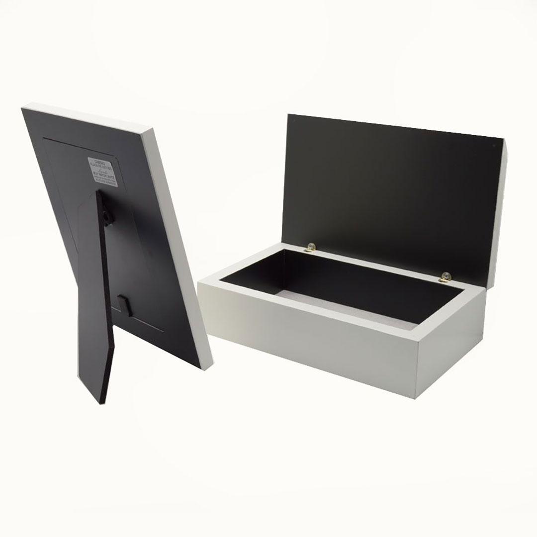 MARCO FOTOS INFANTIL COMUNIÓN MADERA Y PLATA 329910X15