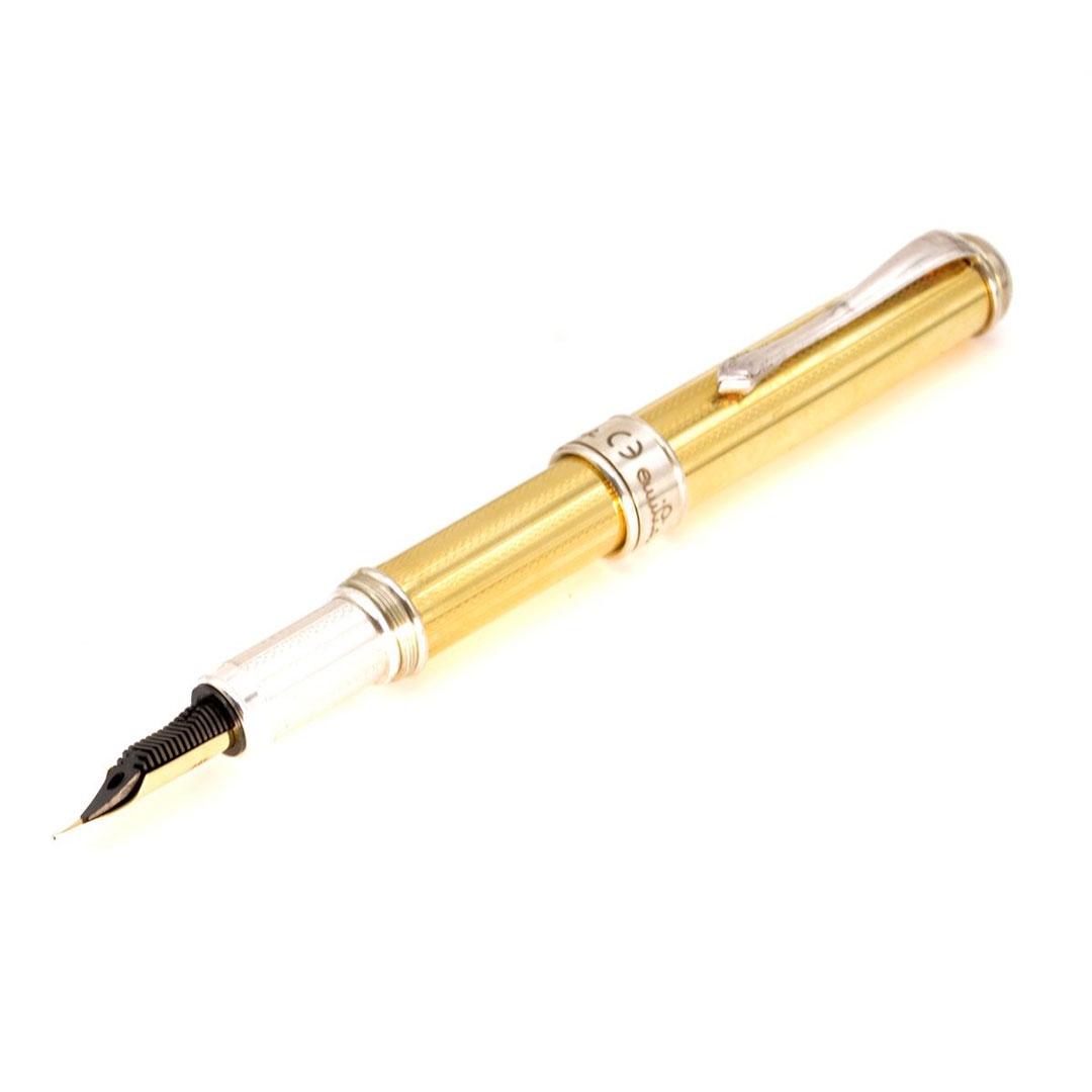 PLUMA ORO 18K Y PLATA LEY 925 302E