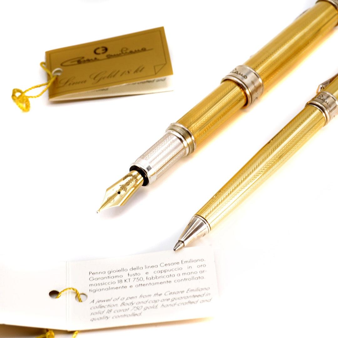 PLUMA ORO 18K Y PLATA LEY 925 302E