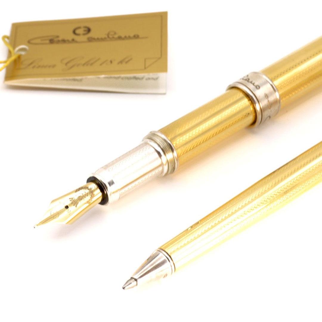 PLUMA ORO 18K Y PLATA LEY 925 302E