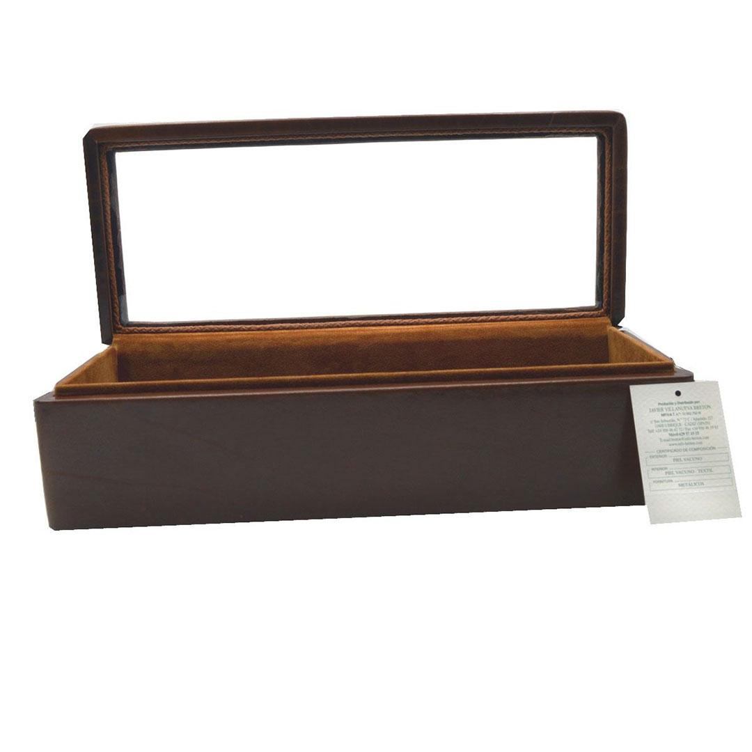 REGALO CAJA PARA 4 RELOJES EN PIEL UBRIQUE 1131