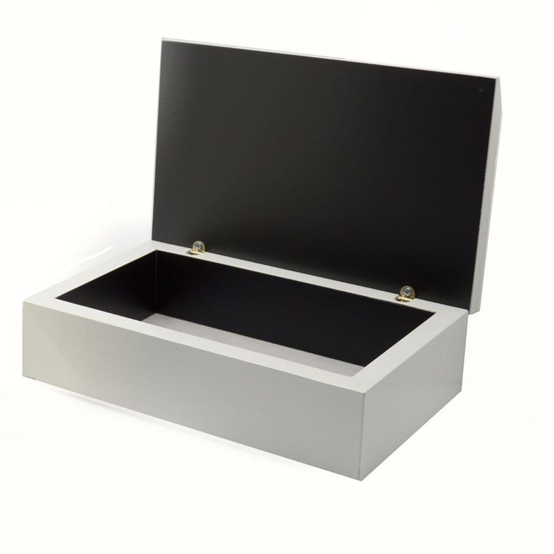 JOYERO INFANTIL COMUNIÓN MADERA Y PLATA 3299