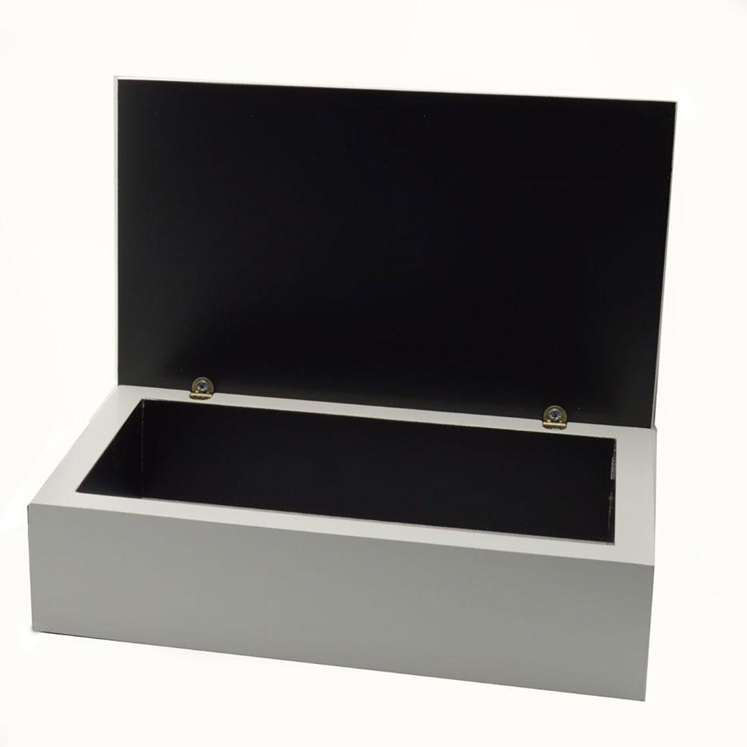 JOYERO INFANTIL COMUNIÓN MADERA Y PLATA  3304