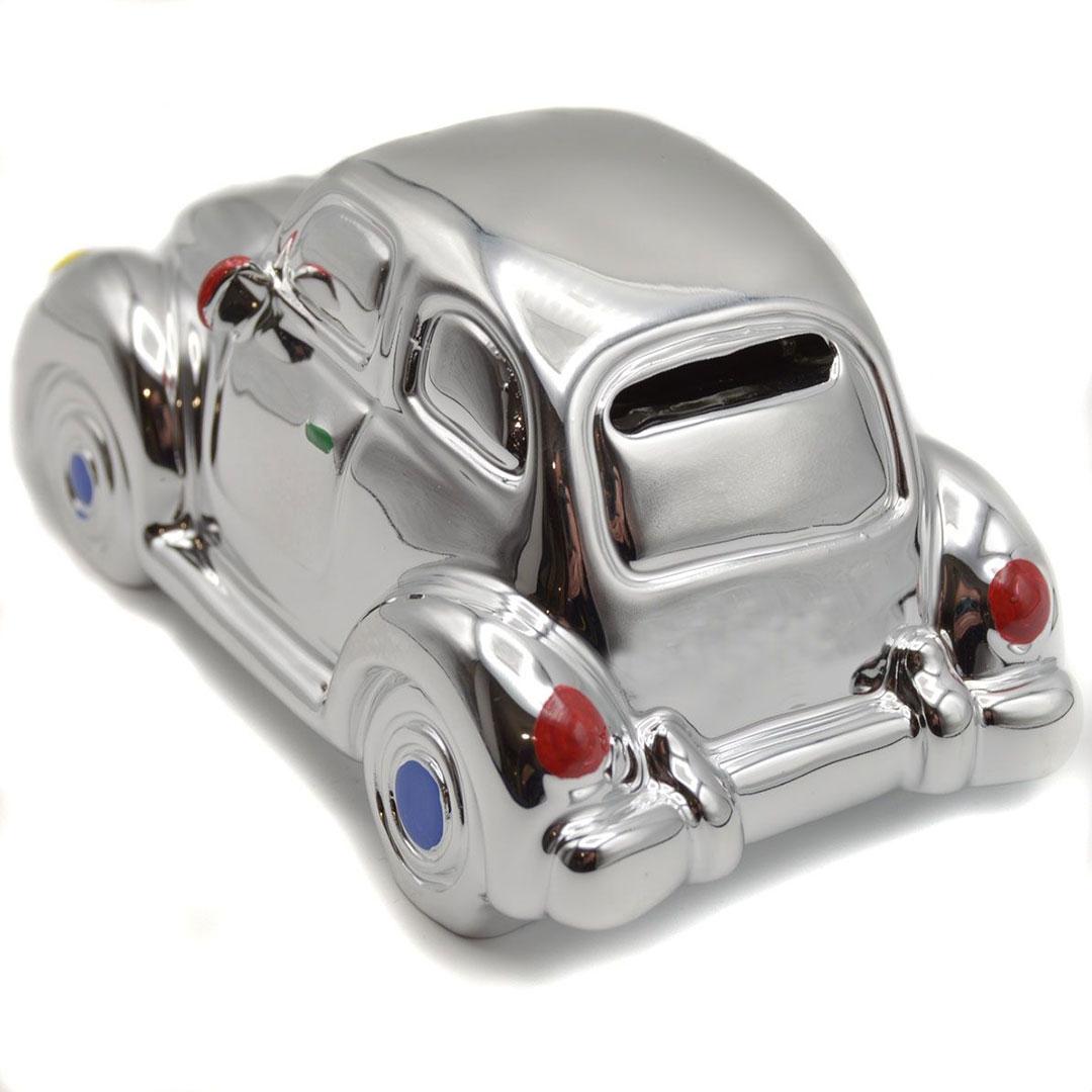 HUCHA PLATA FIGURA COCHE ESCARABAJO MA020