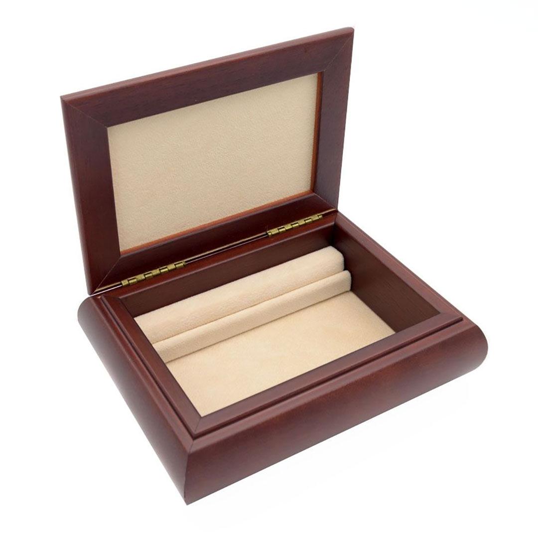 JOYERO INFANTIL MADERA Y PLATA R050352L