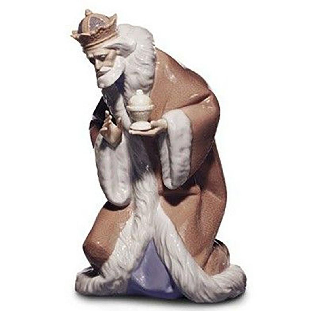 'FIGURA PORCELANA LLADRÓ  ''REY MELCHOR '' 01005479'