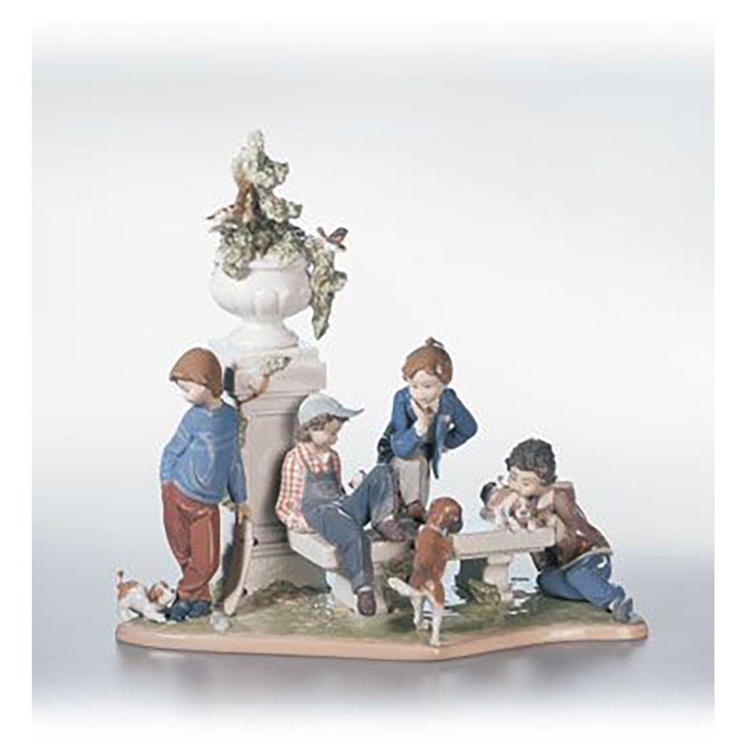 'FIGURA PORCELANA LLADRO ''LA PANDILLA'' 5539'