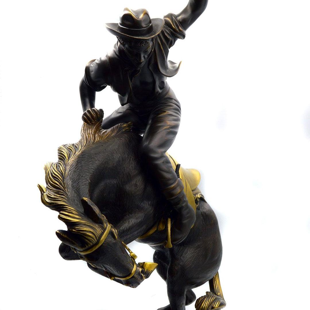 'FIGURA BRONCE SOHER ''VAQUERO DOMADOR'' 956'