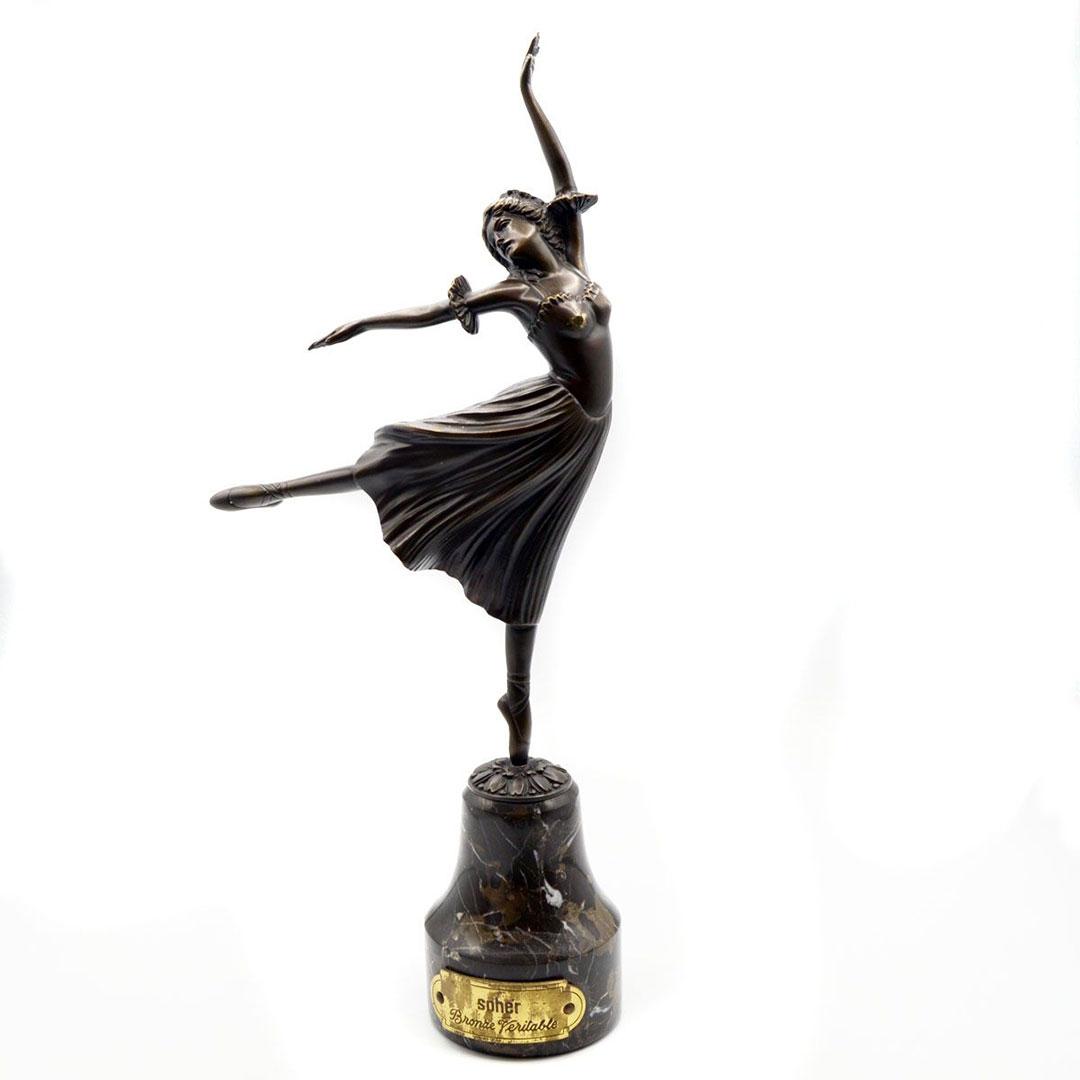 FIGURA BRONCE SOHER BAILARINA 918