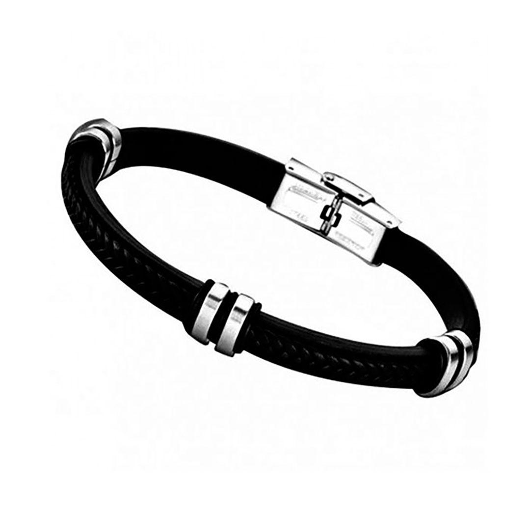 PULSERA HOMBRE ACERO Y CUERO LOTUS LS1829-2/1