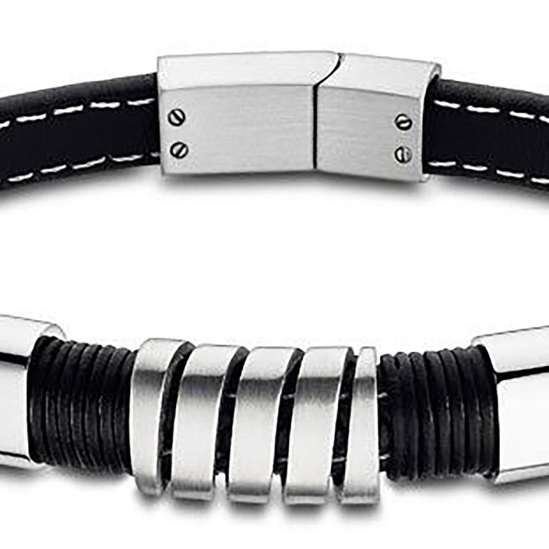 PULSERA HOMBRE LOTUS ACERO / CUERO LS2056-2/1
