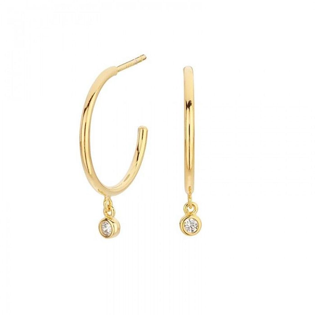 Pendientes mujer plata dorados itemporality sea-201-016-uu