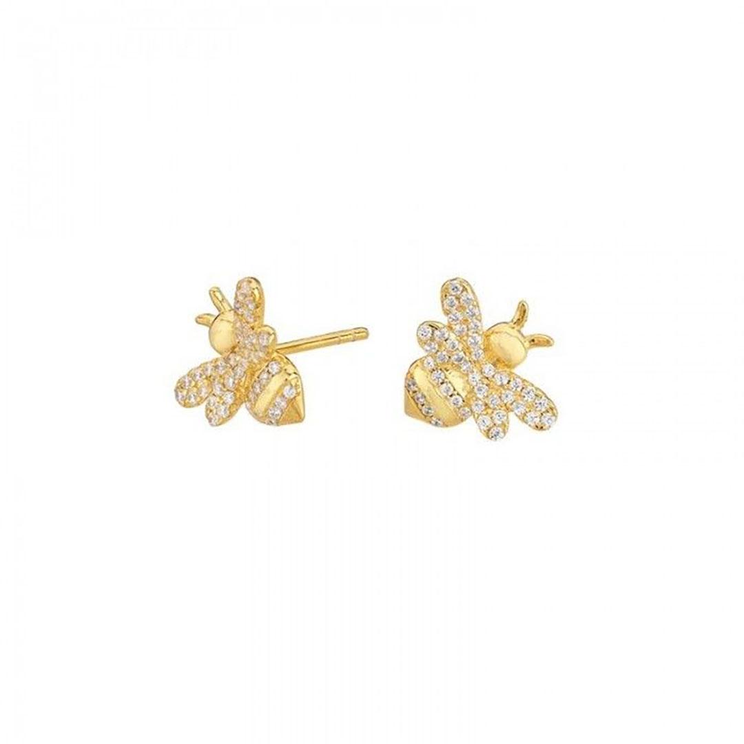 Pendientes mujer plata dorados itemporality sea-201-018-uu