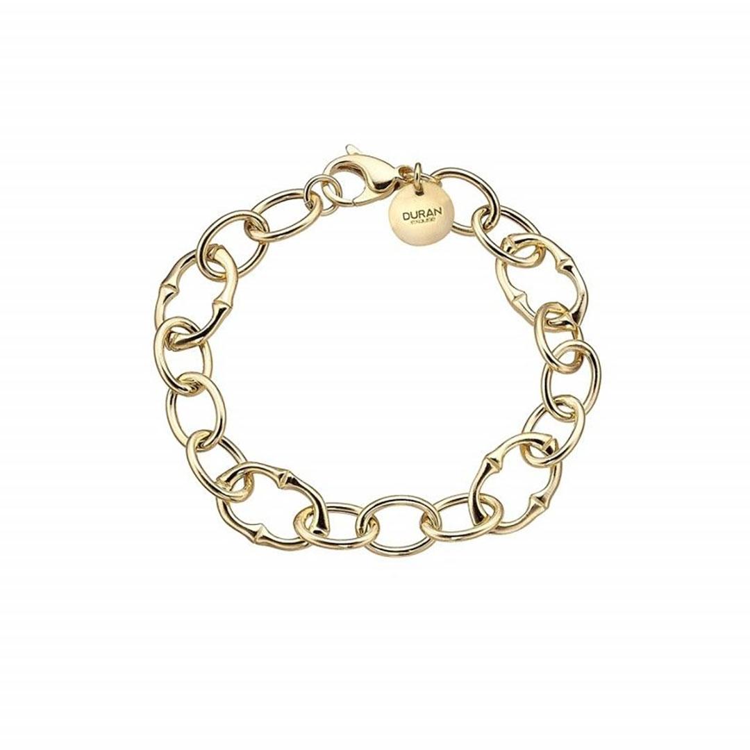 PULSERA MUJER DURAN EXQUSE 508132 PLATA CHAPADO DORADO