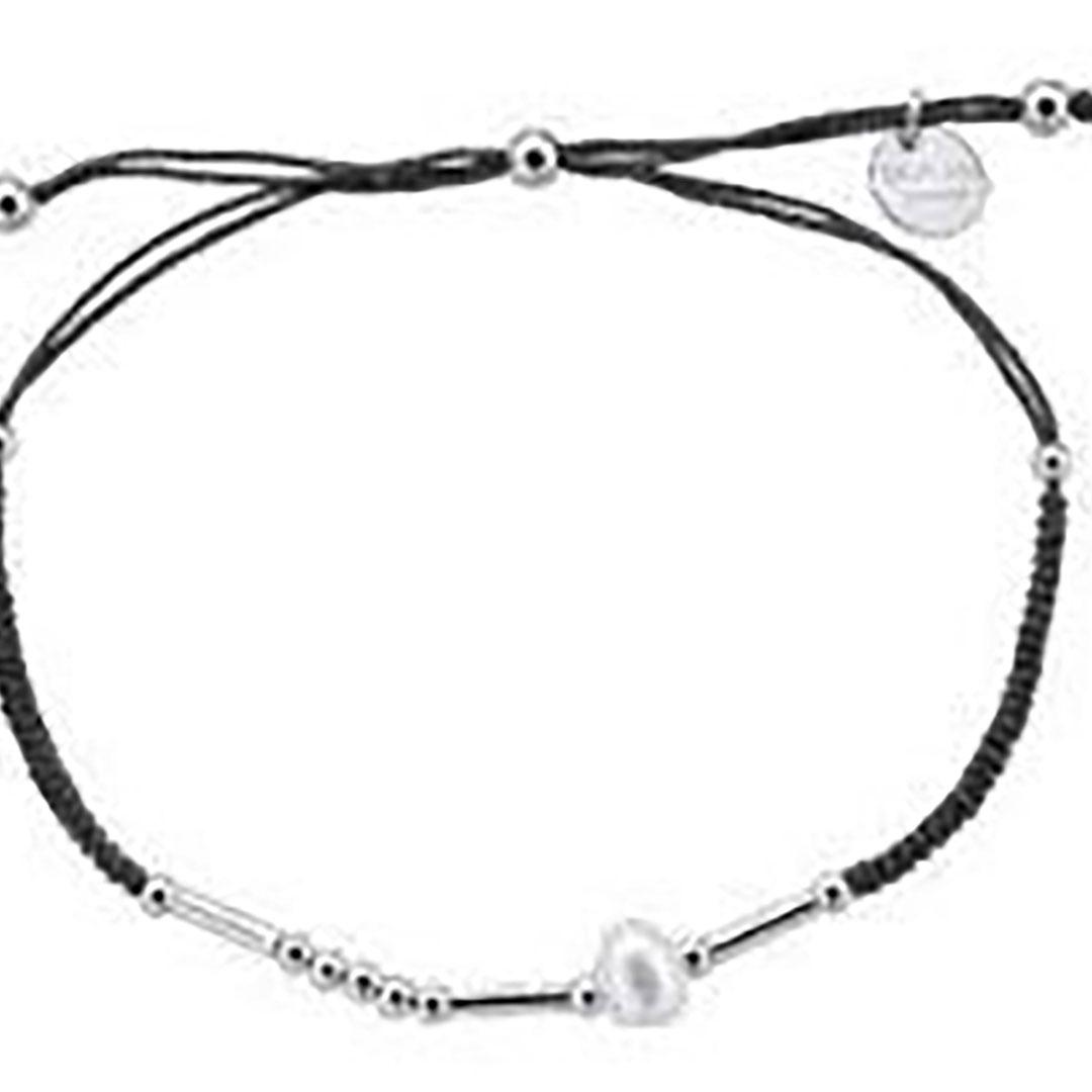 PULSERA MUJER PERLA DURAN EXQUSE 508241 ANTRACITA-PLATA