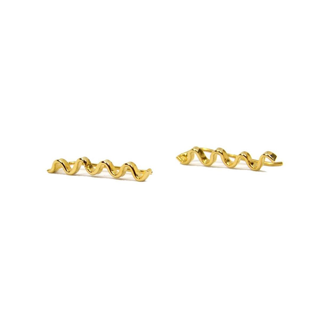 PENDIENTES MUJER ORO 18K TREPADOR 13119