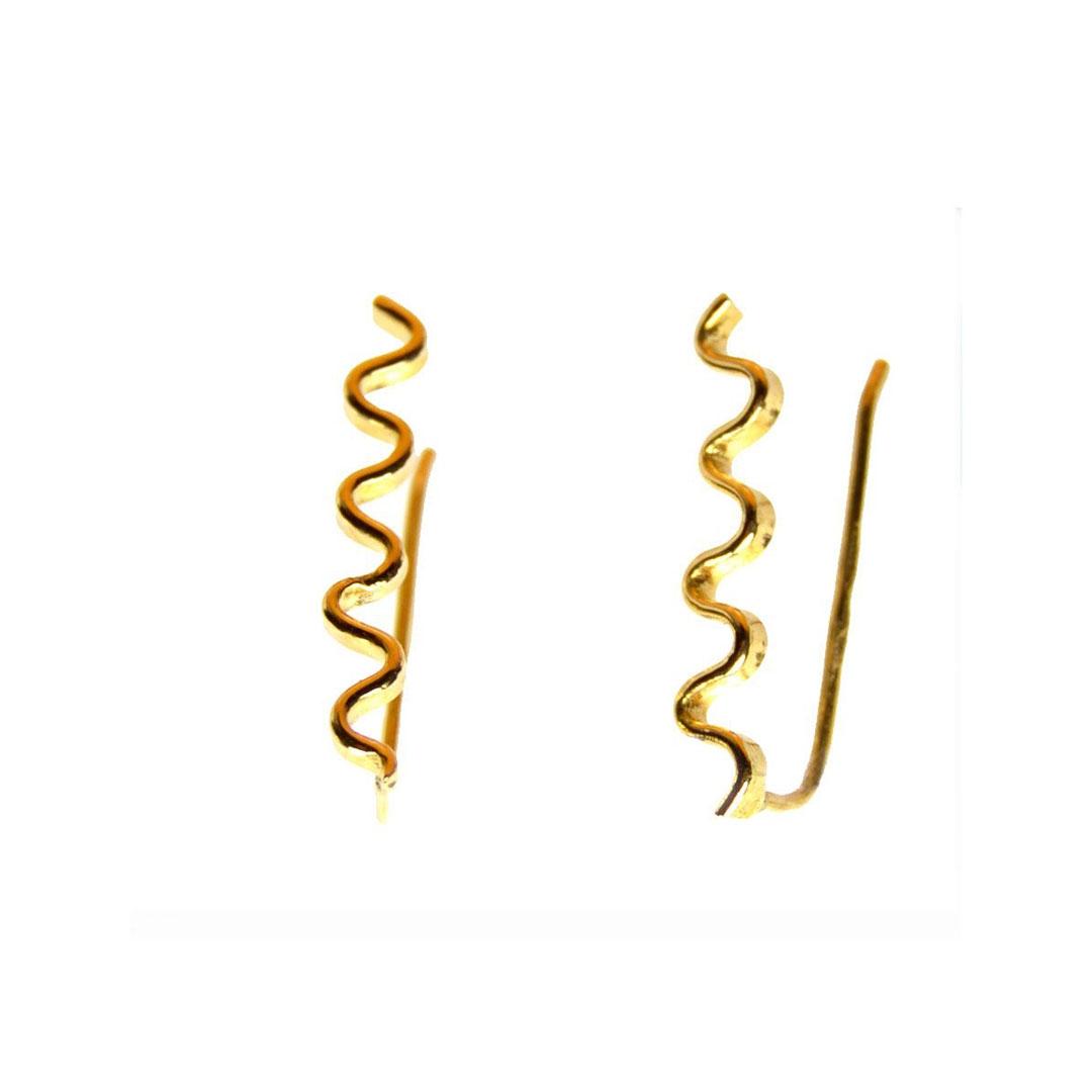 PENDIENTES MUJER ORO 18K TREPADOR 13119