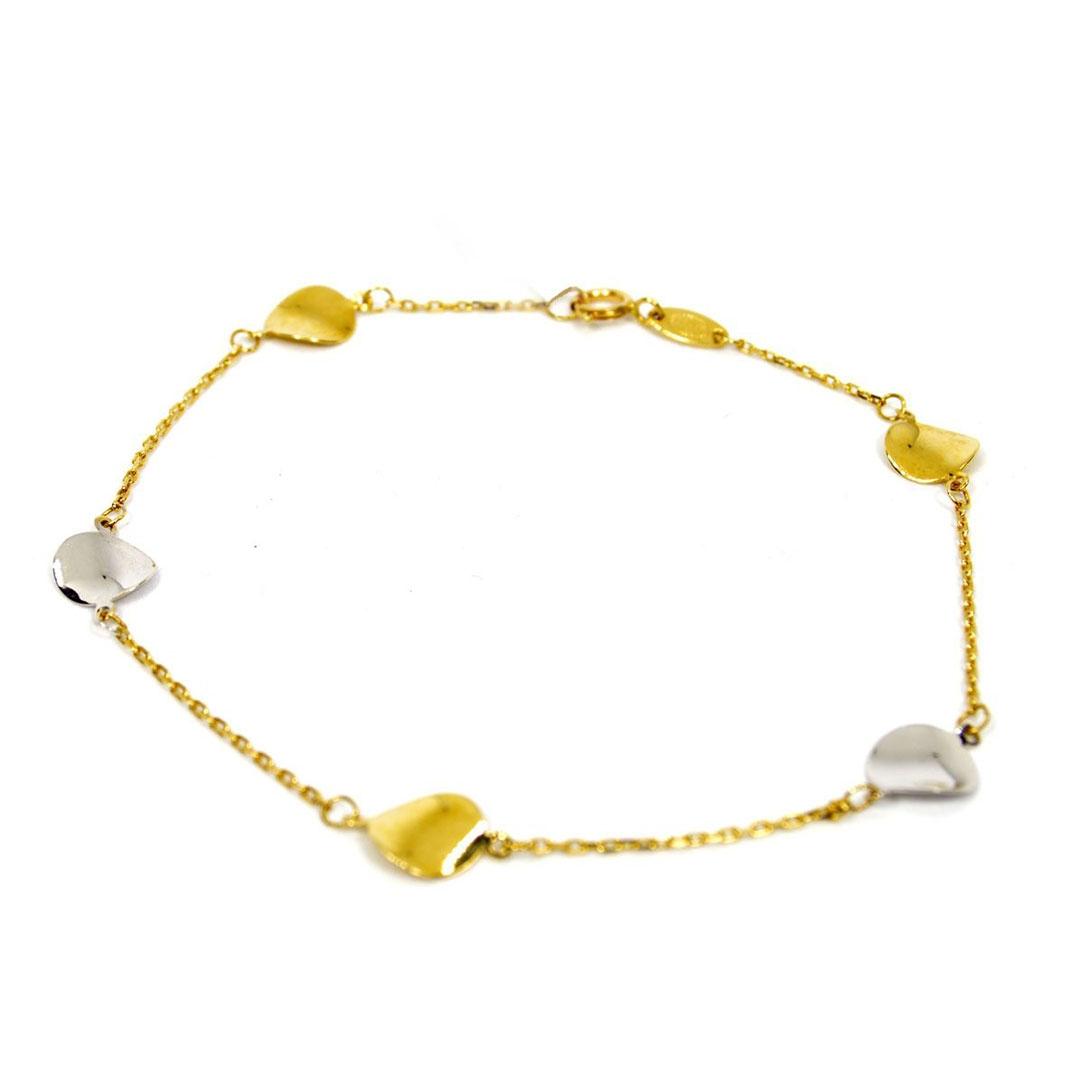 PULSERA MUJER ORO 18 K BICOLOR 1055