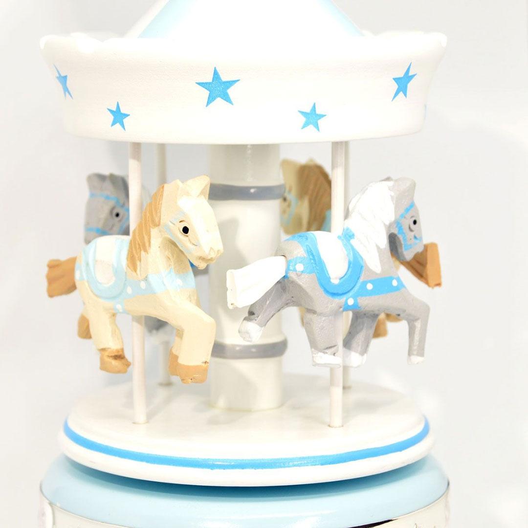 CARRUSEL MUSICAL INFANTIL AZUL 21089C