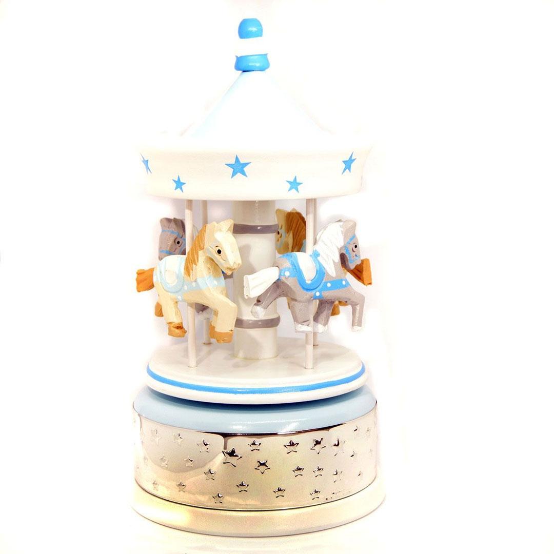 CARRUSEL MUSICAL INFANTIL AZUL 21089C