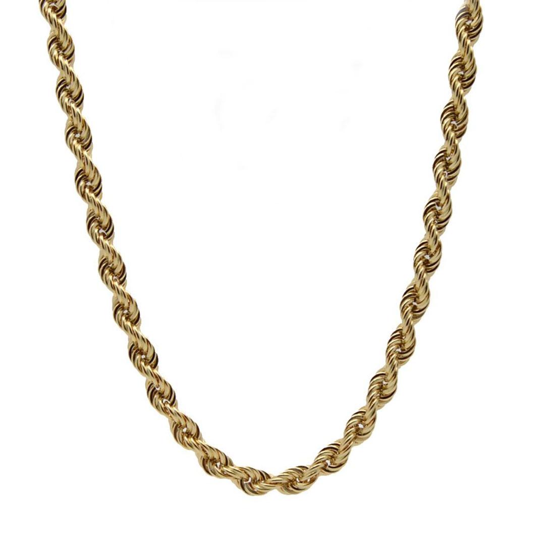 COLLAR UNISEX ORO 18K 8MM-60