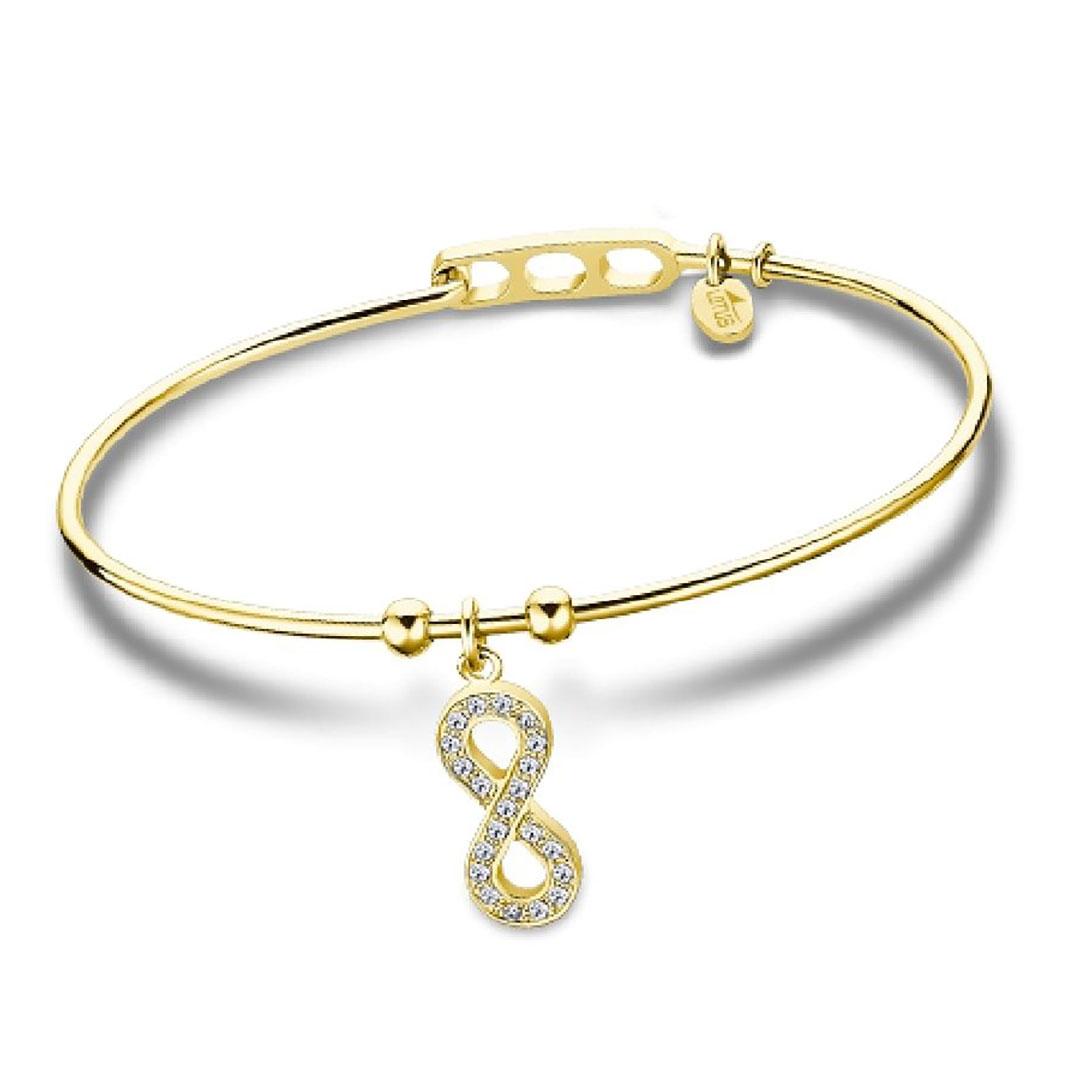 PULSERA MUJER LOTUS ACERO Y CIRCONITAS INFINITO LS2120-2/2