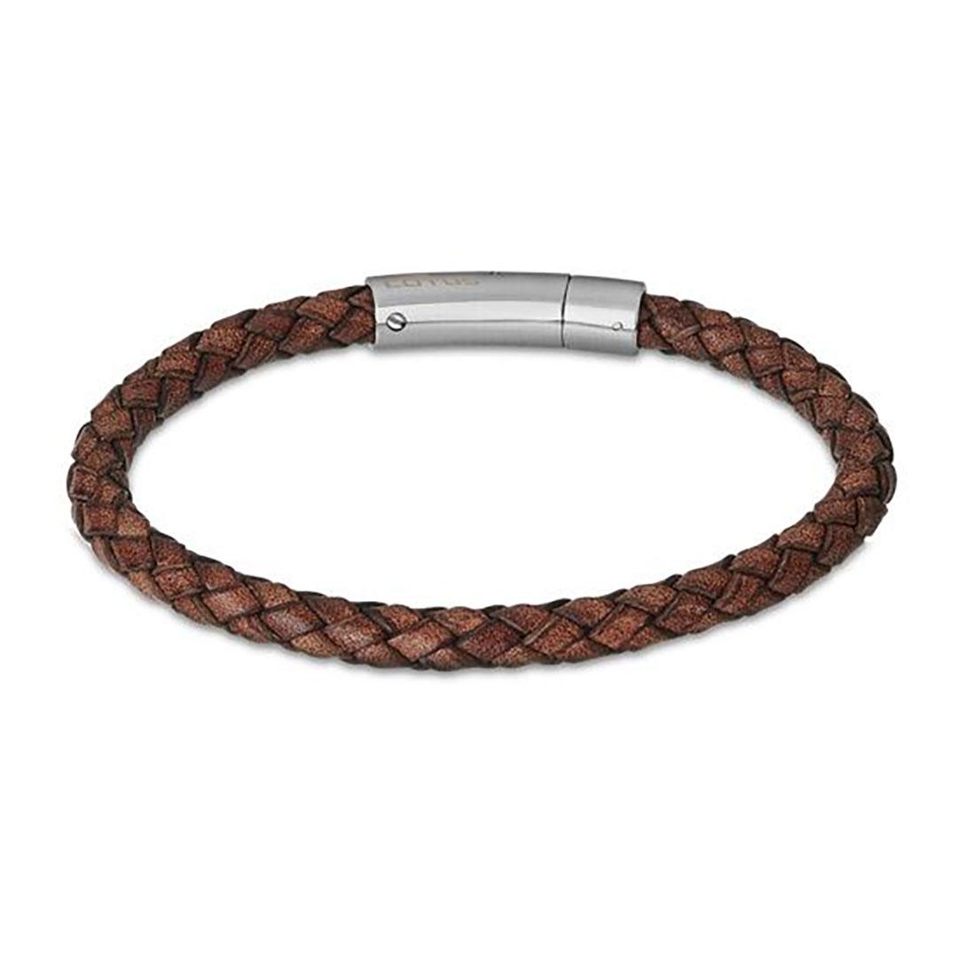 PULSERA HOMBRE LOTUS ACERO Y CUERO LS2141-2/3