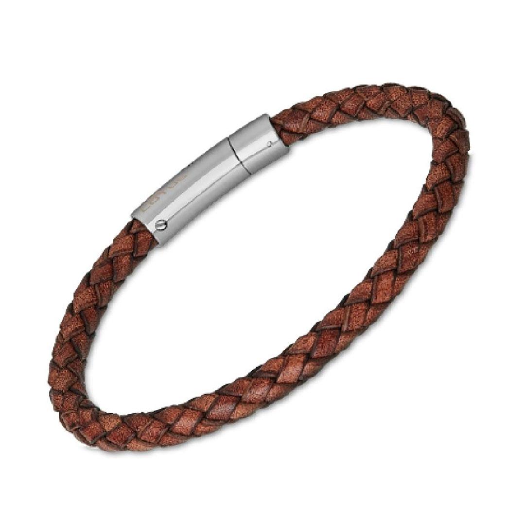 PULSERA HOMBRE LOTUS ACERO Y CUERO LS2141-2/3