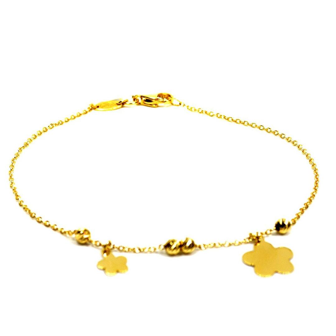 PULSERA MUJER ORO 18K 942-19 FLOR