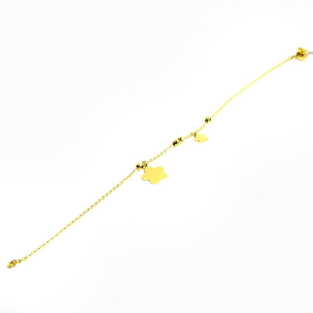 PULSERA MUJER ORO 18K 942-19 FLOR