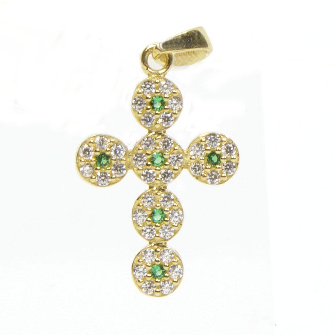 COLGANTE CRUZ ORO 18K 1028