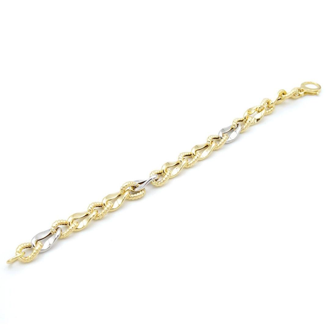 PULSERA MUJER ORO 18K BICOLOR 1078