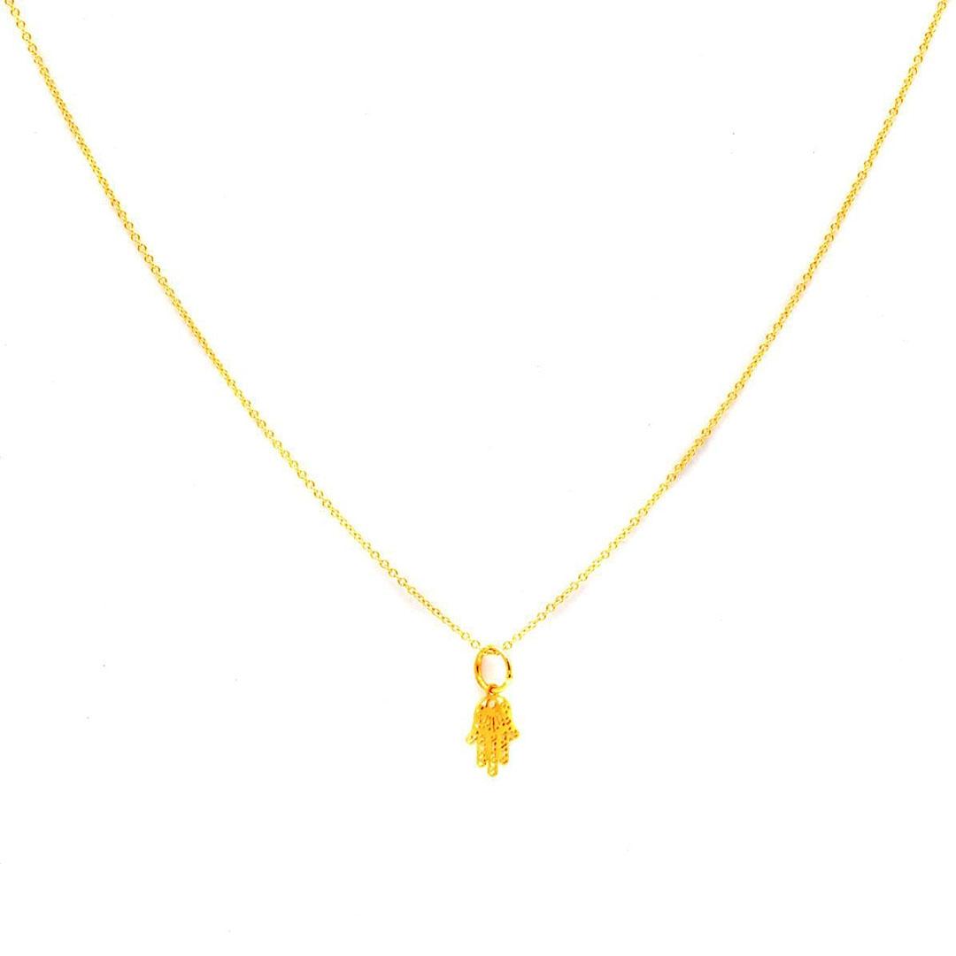 COLLAR MUJER ORO 18K MANO FATIMA W37