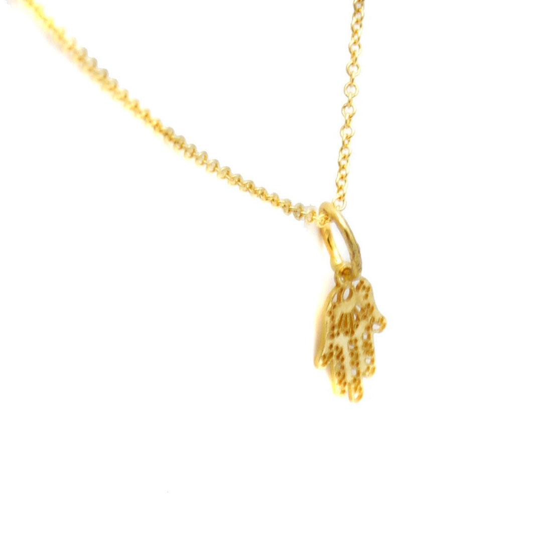 COLLAR MUJER ORO 18K MANO FATIMA W37