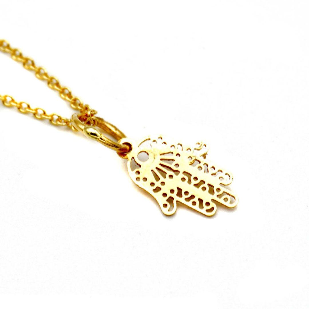 COLLAR MUJER ORO 18K MANO FATIMA W37