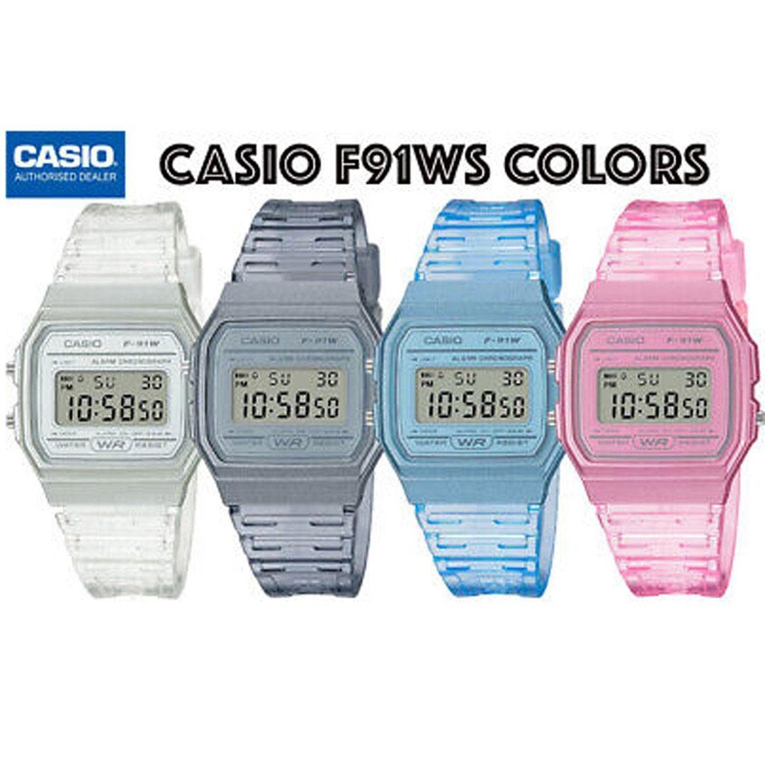 RELOJ UNISEX CASIO F91WS-4EF