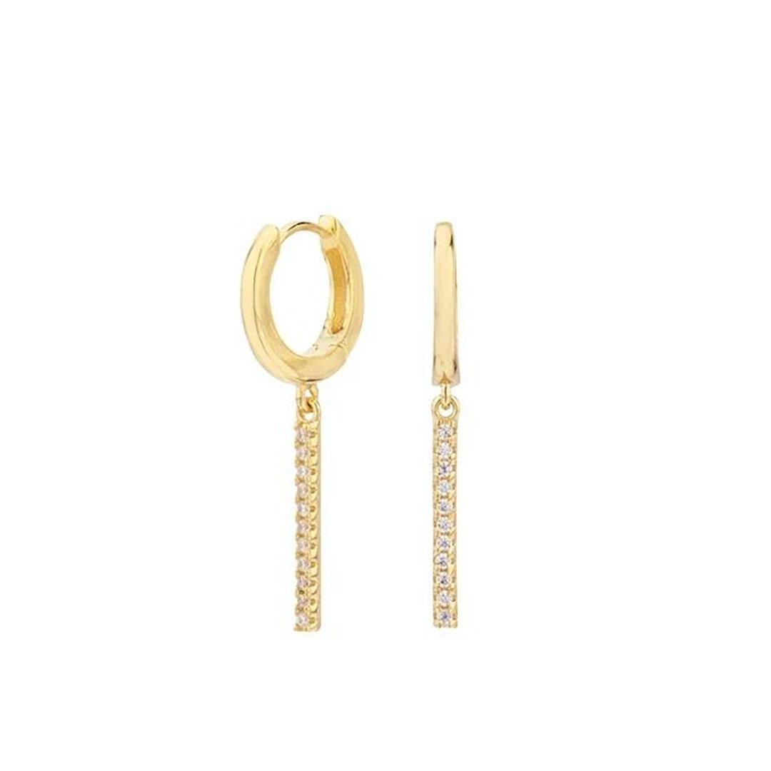 PENDIENTES MUJER PLATA DORADOS ITEMPORALITY SEA-201-126-UU